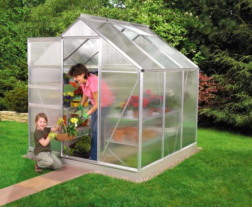 skleník VITAVIA VENUS 3800 PC 4 mm strieborný