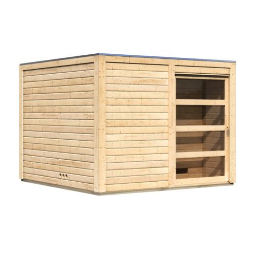 finská sauna KARIBU CUBEN (80796) s předsíní