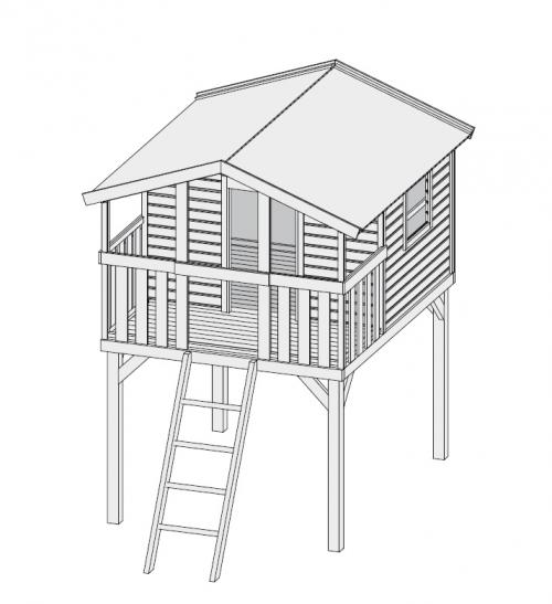 dětské hřiště KARIBU BENJAMIN 91202 natur