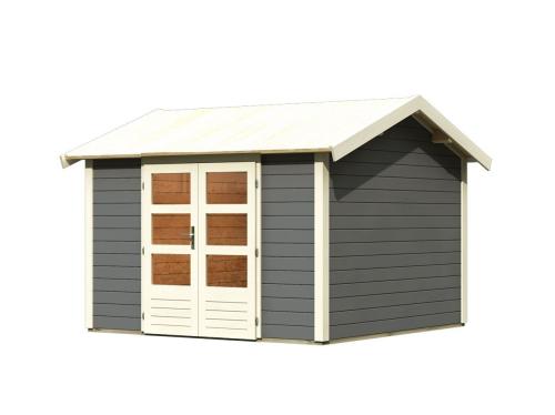 dřevěný domek KARIBU THERES 7 (31447) terragrau