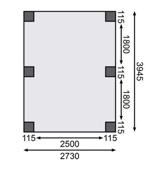 carport KARIBU CLASSIC 1A 61577