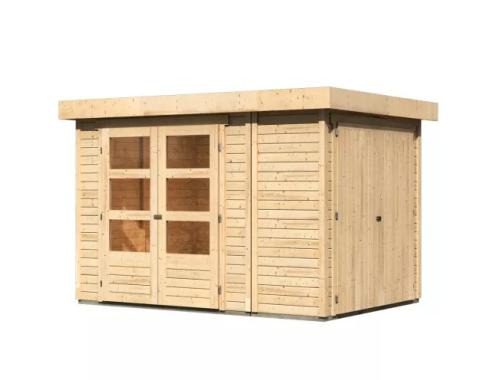 drevený domček KARIBU RETOLA 2 (82948) natur