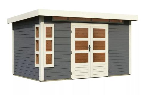 dřevěný domek KARIBU KASTORF 7 (31535) terragrau