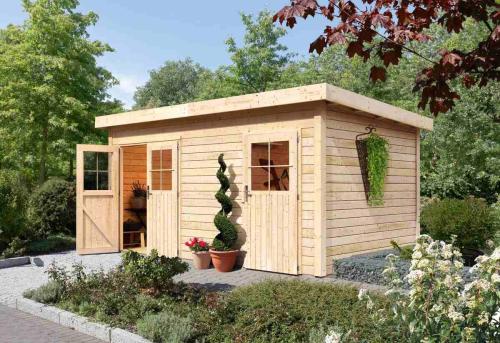 dřevěný domek KARIBU MATTRUP (64281) natur