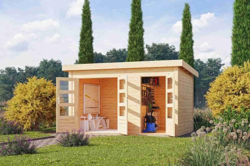 dřevěný domek KARIBU SCHONBUCH 1 (78649) natur