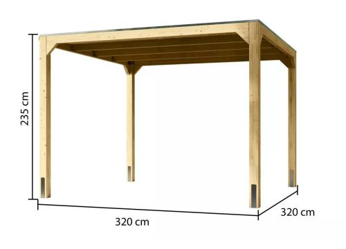 zahradní altán KARIBU CUBUS 45959