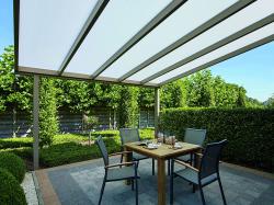 hliníková pergola SKYLUX CLIMALUX 4,0 x 3,0 m antracit + opál PC