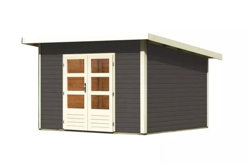 dřevěný domek KARIBU NORTHEIM 3 (91459) terragrau