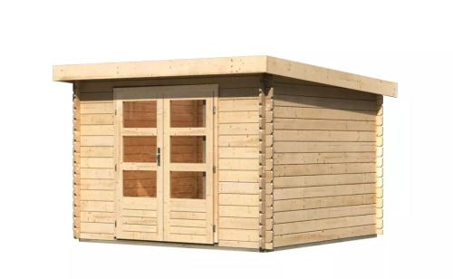 dřevěný domek KARIBU OLAF 5 (97612) natur