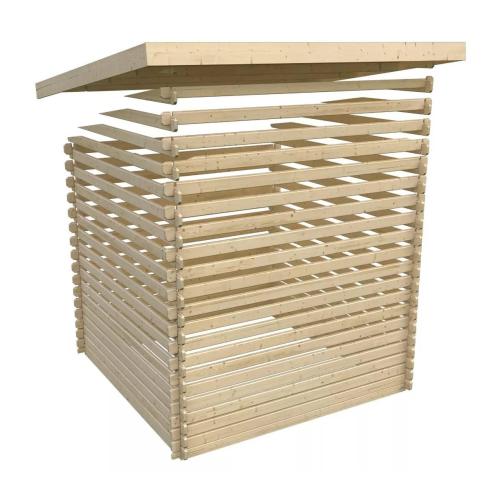 dřevěný domek KARIBU OLAF 5 (97612) natur