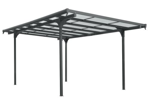 alumínium pergola LANITPLAST ALU 53 antracit + bronz PC