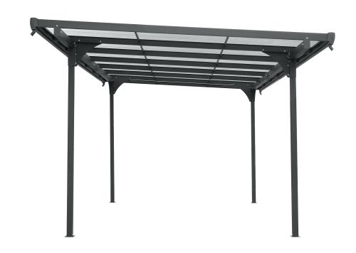 alumínium pergola LANITPLAST ALU 53 antracit + bronz PC