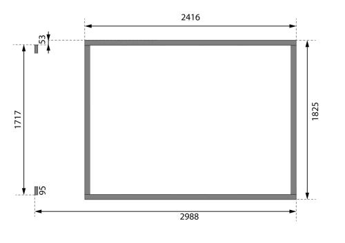 dřevěný domek KARIBU multifunkční (93796) natur