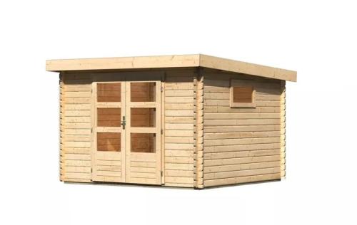 dřevěný domek KARIBU TRITTAU 3 (9295) natur