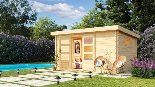 dřevěný domek KARIBU TRITTAU 5 (91499) natur