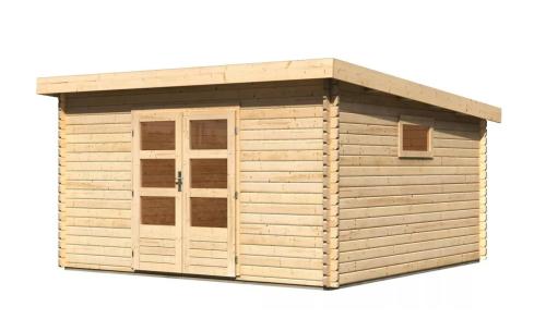 dřevěný domek KARIBU TRITTAU 6 (91500) natur