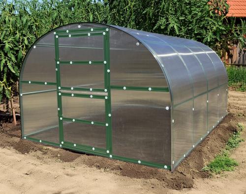 skleník LANITPLAST KYKLOP2 3x4 m PC 6 mm zelený