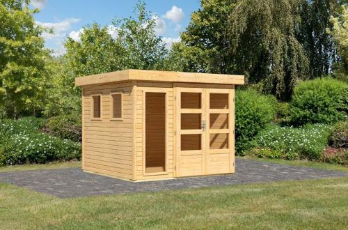 fa kerti ház KARIBU LAHAR 3,5 (11504) natur