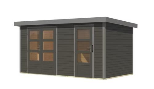 hybridní domek KARIBU MERKUR (12493) terragrau / šedý