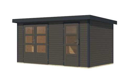 hybridní domek KARIBU MERKUR (12494) terragrau / antracit