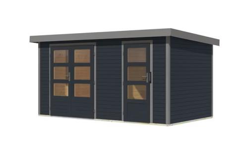 hybridní domek KARIBU MERKUR (12496) antracit / šedý