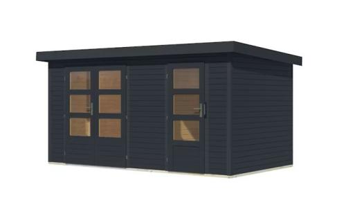 hybridní domek KARIBU MERKUR (12497) antracit / antracit