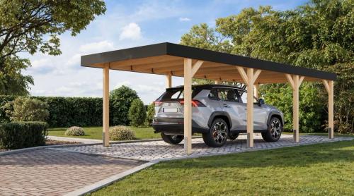 carport KARIBU LEIMHOLZ 2 (12152)