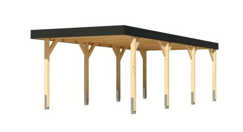 carport KARIBU LEIMHOLZ 2 (12152)