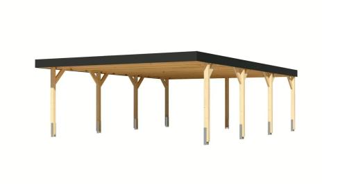 dvojitý carport KARIBU LEIMHOLZ 2 (12161)