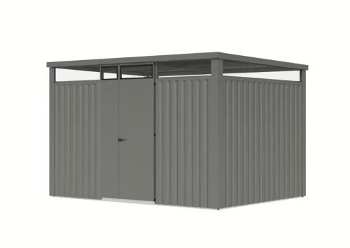 plechový domek KARIBU OSTEN 3 (12512) šedý