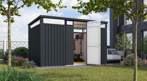 fém kerti ház KARIBU OSTEN 3 (12513) antracit