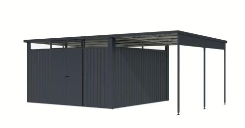 plechový domek KARIBU OSTEN 4 (12527) antracit