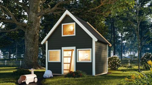 dětský domeček KARIBU KALLE (44578) terragrau