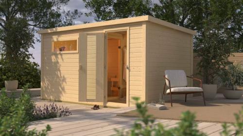 finská sauna KARIBU HYTTI 6 (123) natur