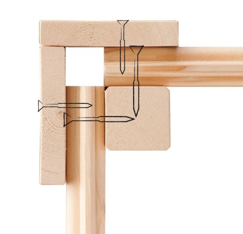 finská sauna KARIBU ARES 1 (214) natur / antracit