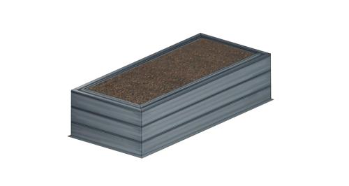 vyvýšený záhon LANITPLAST ARBACH 13080 3-set