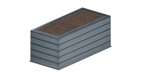 vyvýšený záhon LANITPLAST ARBACH 23080 5-set