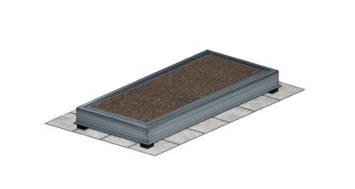 vyvýšený záhon LANITPLAST ARBACH 7040 1-set