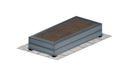 vyvýšený záhon LANITPLAST ARBACH 7040 2-set