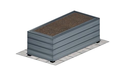 vyvýšený záhon LANITPLAST ARBACH 10040 4-set