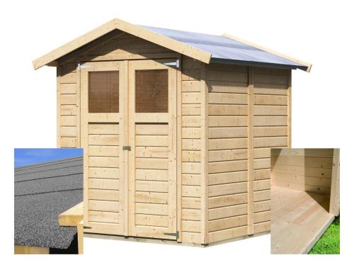 dřevěný domek KARIBU DAHME 3 (14517) SET - V201