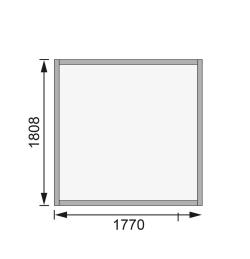 dřevěný domek KARIBU DAHME 3 (14517) SET - V201