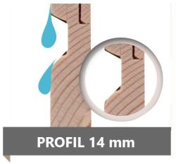 dřevěný domek KARIBU DAHME 3 (14517) SET - V201