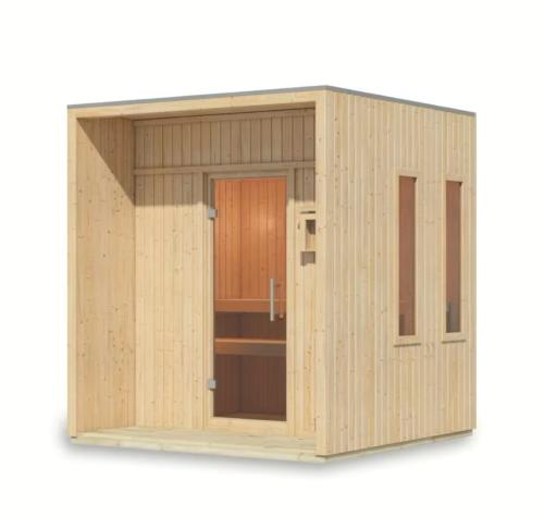 finská sauna KARIBU ARCADIA (34254) natur