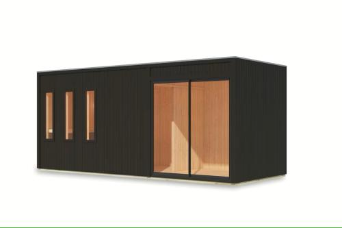 finská sauna KARIBU MONTEREY (34032) černá