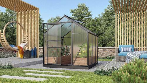 skleník VITAVIA VENUS 3800 PC 4 mm čierny