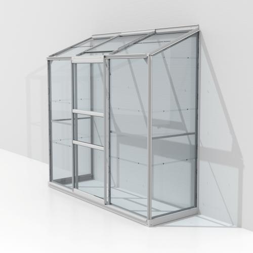 skleník VITAVIA IDA 1300 čiré sklo 3 mm stříbrný