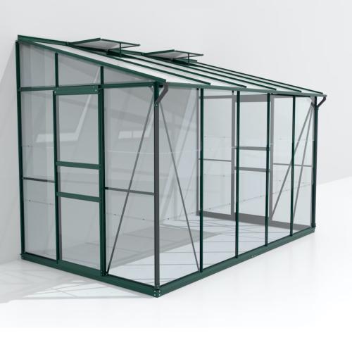 skleník VITAVIA IDA 6500 sklo 3 mm + PC 6 mm zelený