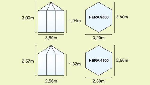 zahradní pavilon VITAVIA HERA 4500 stříbrný